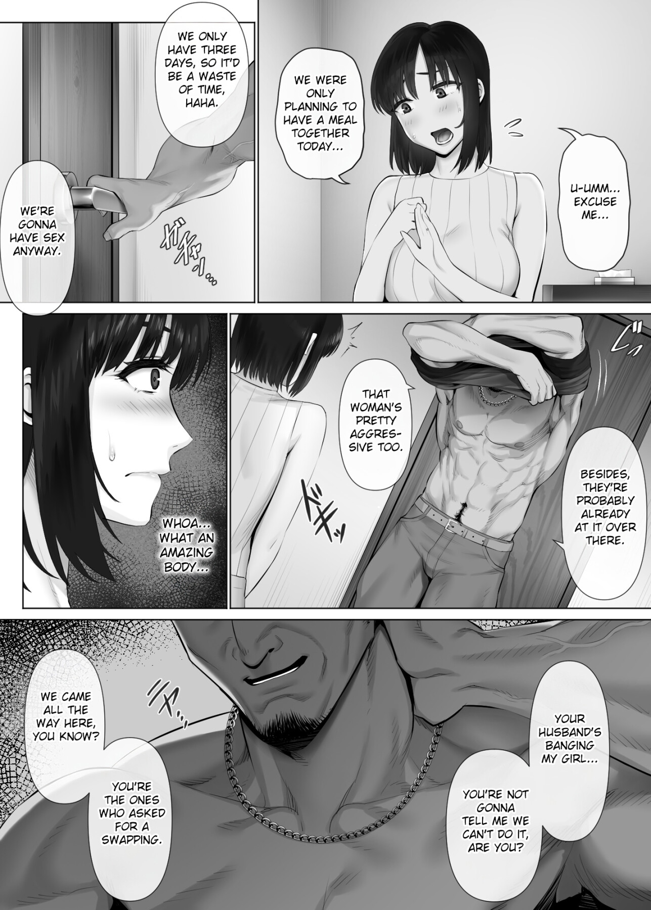 Hentai Manga Comic-Swapping on a Whole New Level 2 ~Wife Goes Wild With Her First Orgasm~-Read-9